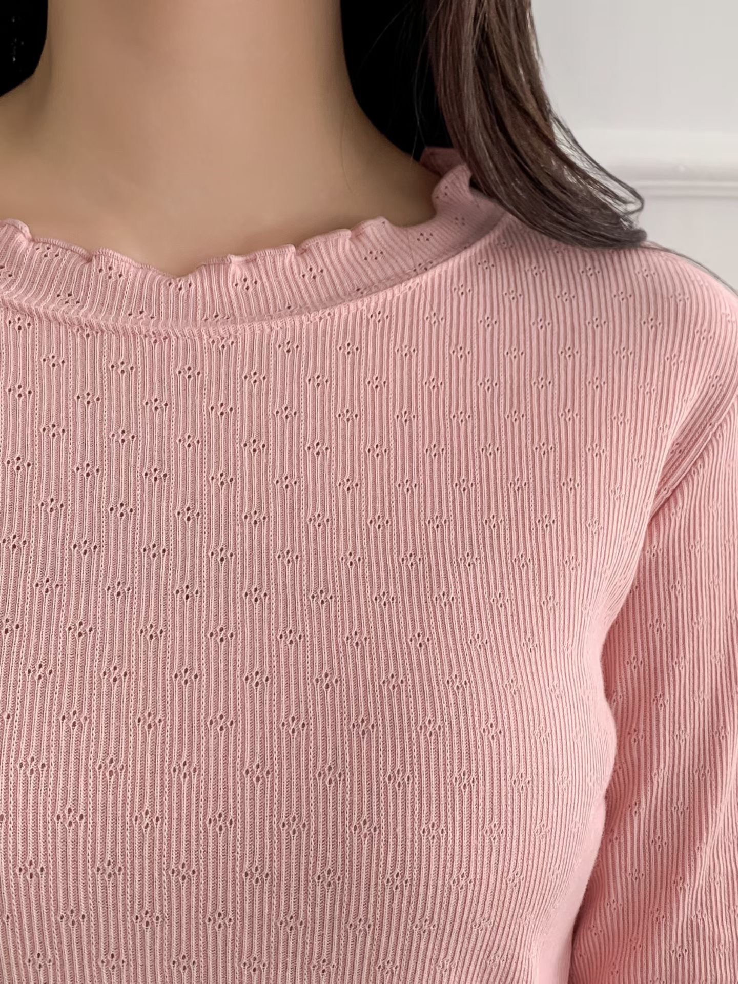 KKANNJUU東大門實拍女士新品熱賣時尚26春季推薦人氣長袖T恤KKAMJUU長袖T恤