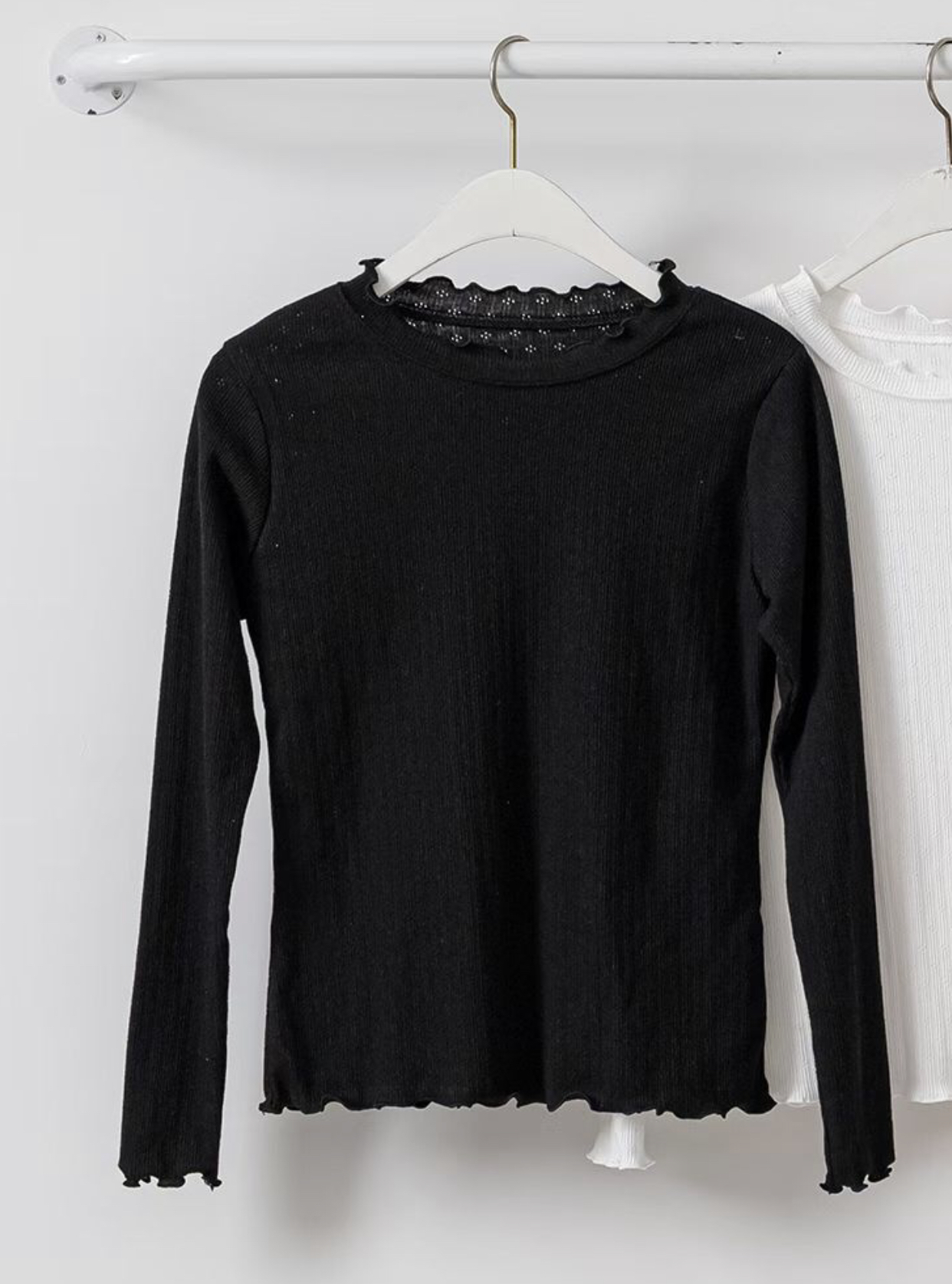 KKANNJUU東大門實拍女士新品熱賣時尚26春季推薦人氣長袖T恤KKAMJUU長袖T恤圖色1