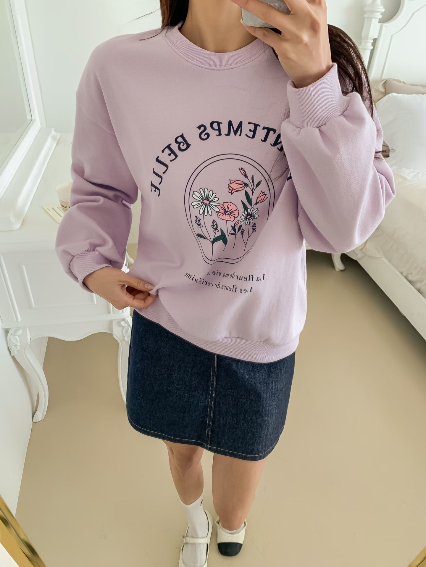 KKANNJUU韓國直郵女裝新款推薦人氣職業休閑時尚26春季衛衣KKAMJUU衛衣圖色2