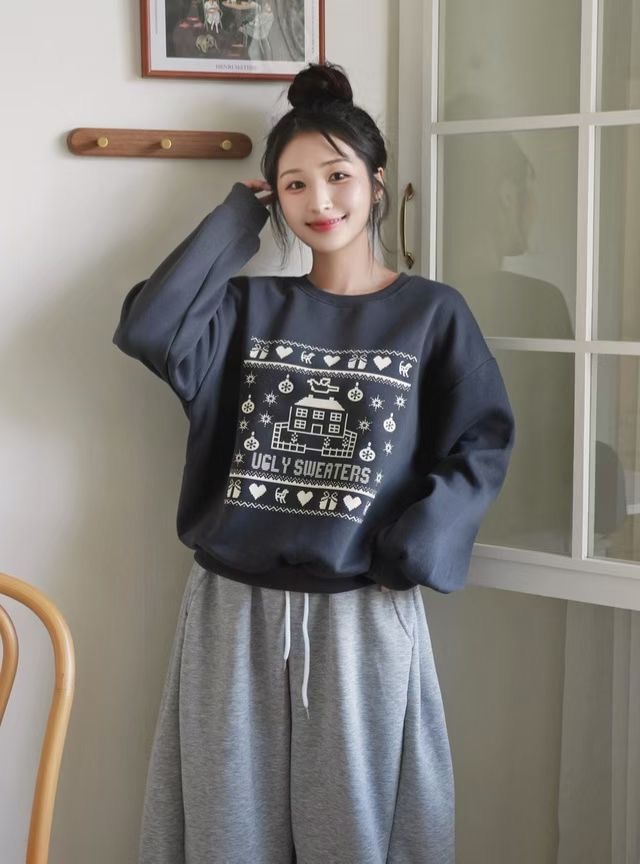 KKANNJUU東大門代購女士新品時尚推薦休閑熱賣人氣26春季衛衣KKAMJUU衛衣