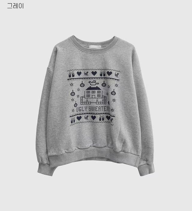 KKANNJUU東大門代購女士新品時尚推薦休閑熱賣人氣26春季衛衣KKAMJUU衛衣圖色2