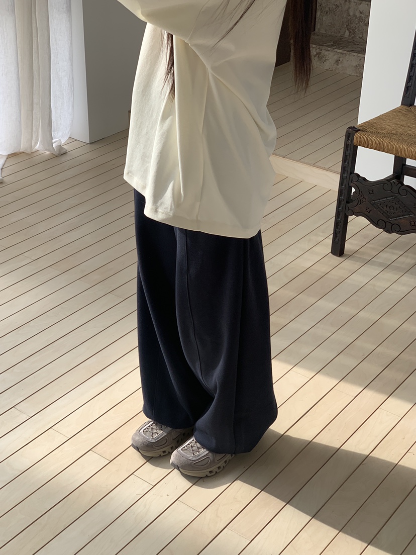 LOGARDEN東大門直郵女裝新品人氣職業推薦時尚休閑褲系帶LO GARDEN休閑褲