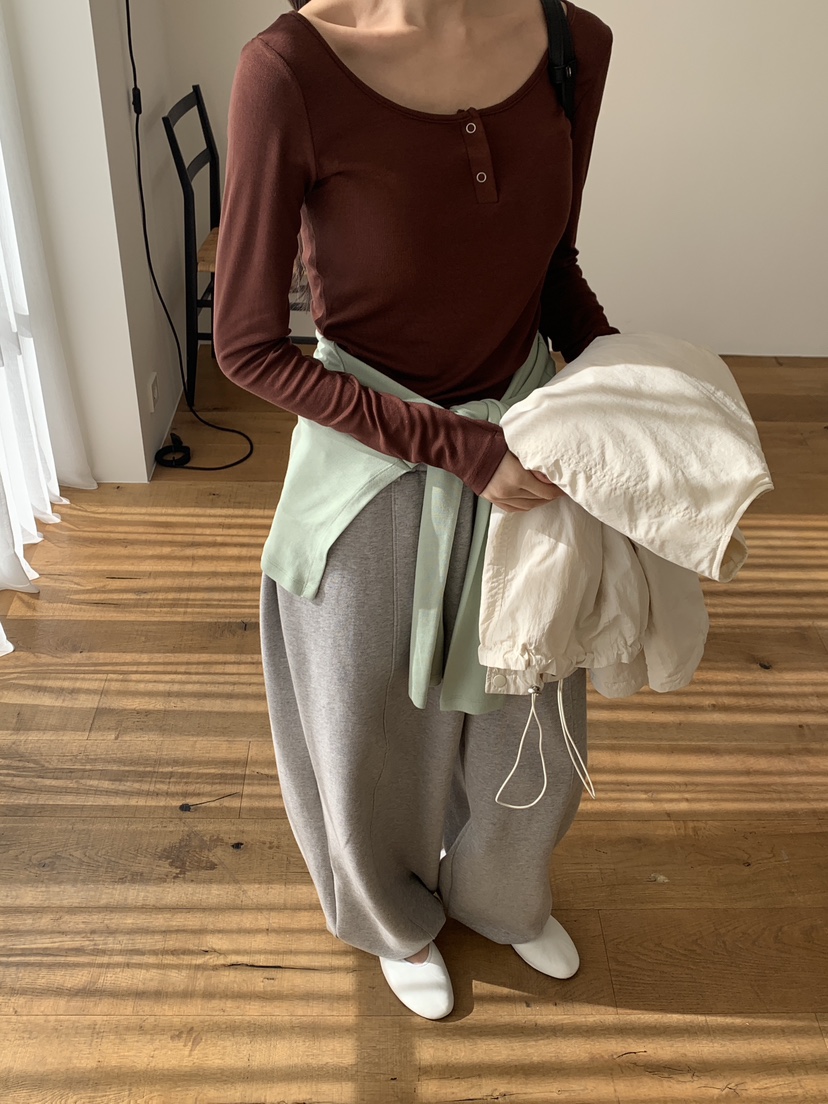 LOGARDEN韓國代購女士新款推薦休閑真品人氣時尚職業長袖T恤LO GARDEN長袖T恤