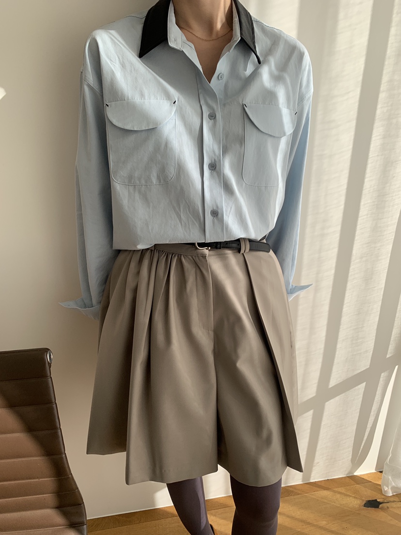 LOGARDEN東大門實拍女裝新品26春夏真品推薦休閑襯衫蕾絲衫LO GARDEN襯衫/蕾絲衫