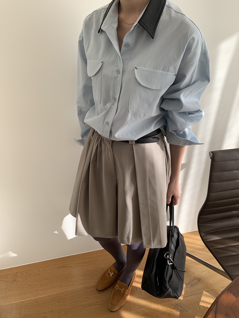 LOGARDEN東大門實拍女裝新品26春夏真品推薦休閑襯衫蕾絲衫LO GARDEN襯衫/蕾絲衫