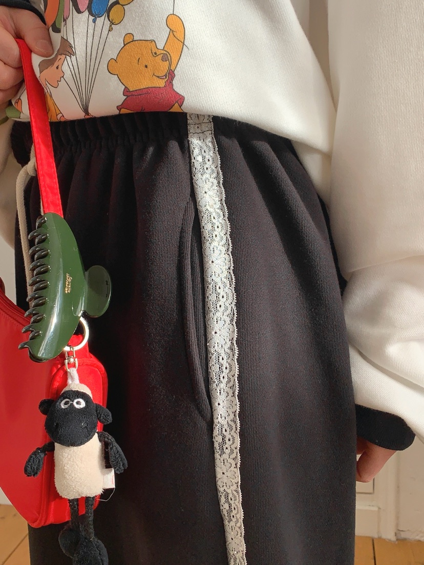 TOLL韓國代購女士新款熱賣26春夏時尚人氣真品休閑褲腰帶TOLL休閑褲