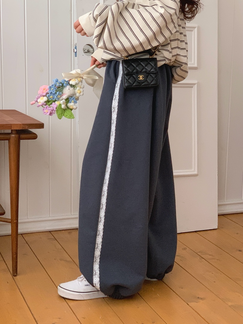 TOLL韓國代購女士新款熱賣26春夏時尚人氣真品休閑褲腰帶TOLL休閑褲