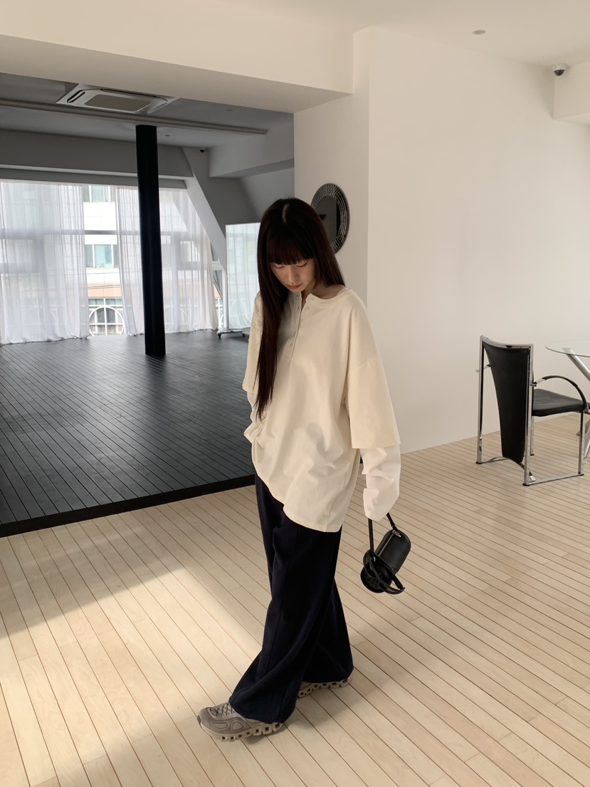 LOGARDEN東大門代購女裝新品時尚人氣休閑熱賣推薦長袖T恤LO GARDEN長袖T恤