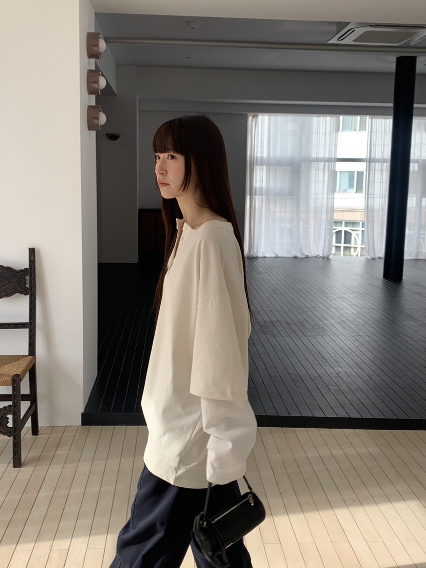 LOGARDEN東大門代購女裝新品時尚人氣休閑熱賣推薦長袖T恤LO GARDEN長袖T恤