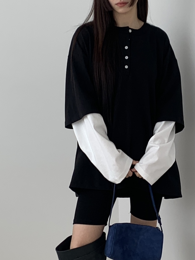 LOGARDEN東大門代購女裝新品時尚人氣休閑熱賣推薦長袖T恤LO GARDEN長袖T恤