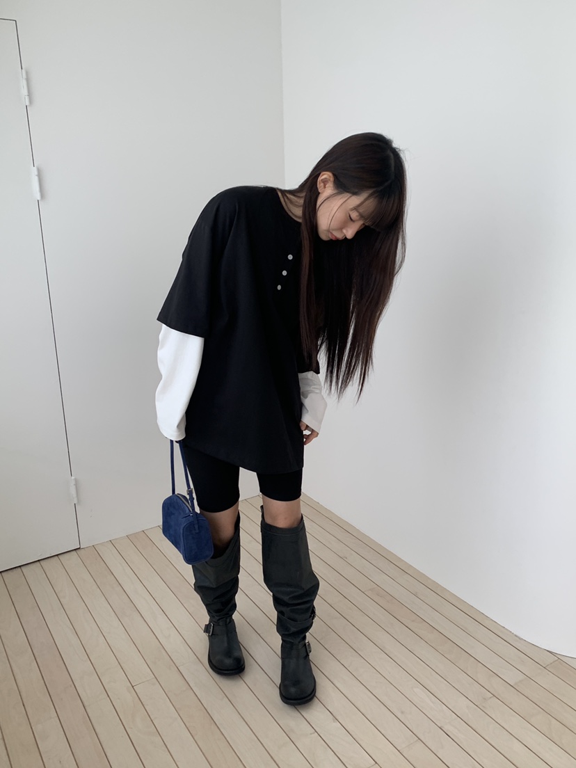 LOGARDEN東大門代購女裝新品時尚人氣休閑熱賣推薦長袖T恤LO GARDEN長袖T恤