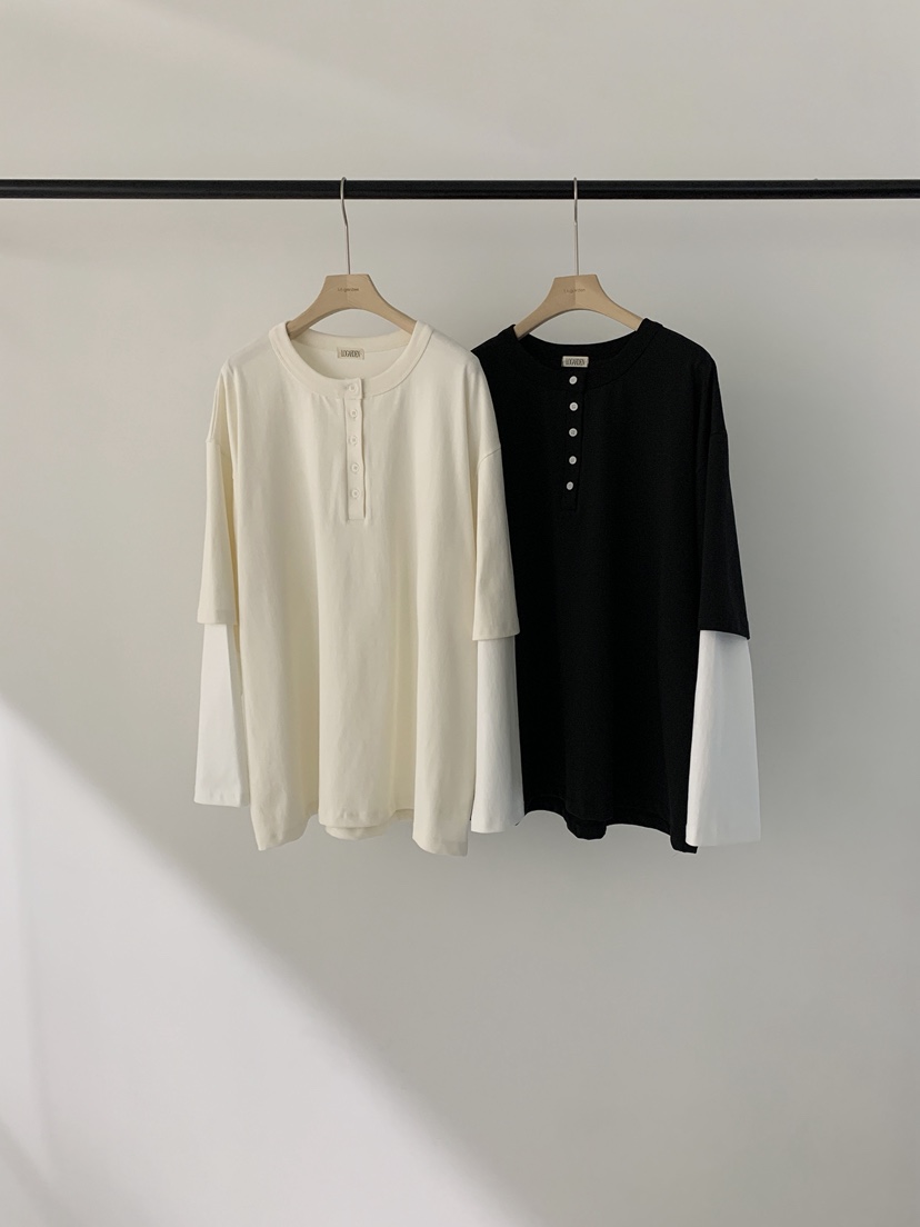 LOGARDEN東大門代購女裝新品時尚人氣休閑熱賣推薦長袖T恤LO GARDEN長袖T恤