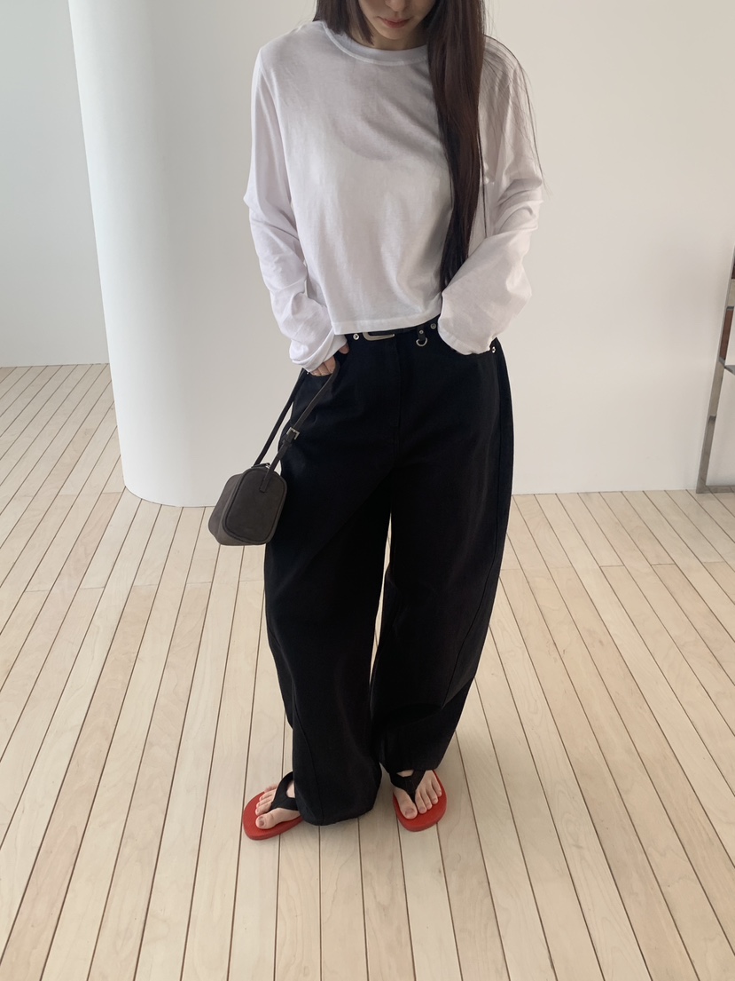 LOGARDEN韓國直郵女裝新款推薦人氣休閑時尚休閑褲不含腰帶LO GARDEN休閑褲