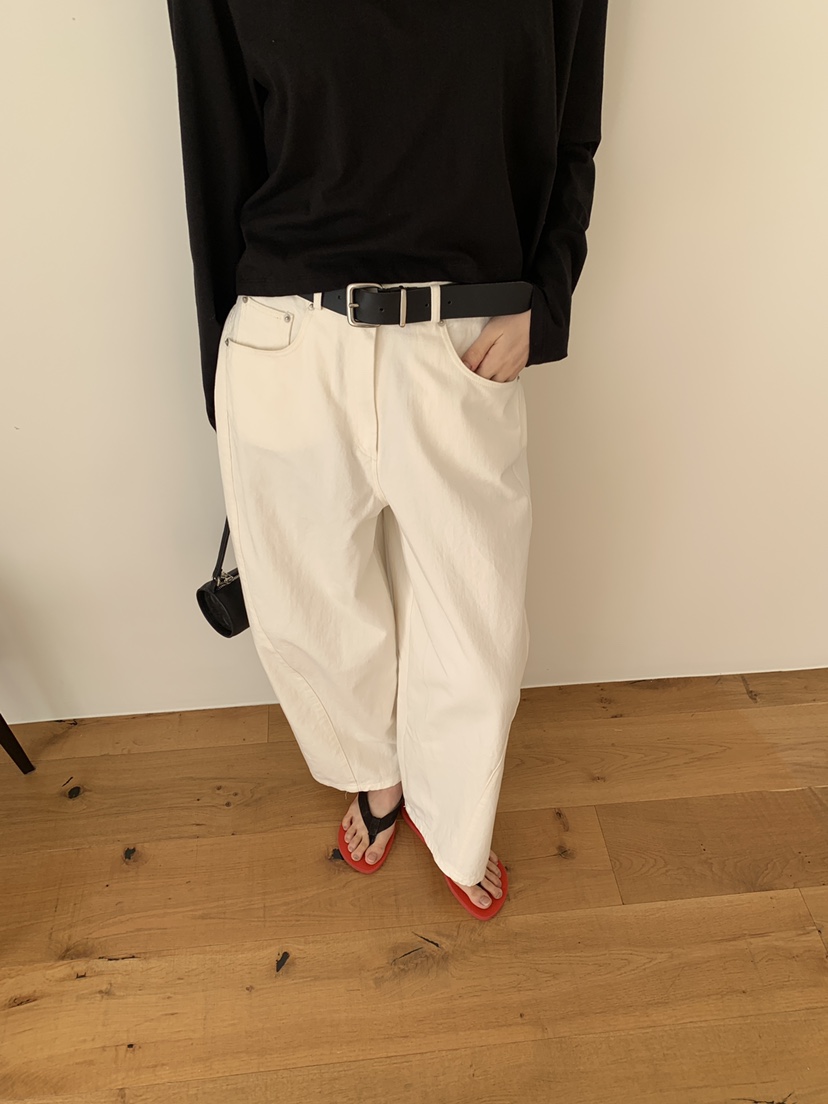 LOGARDEN韓國直郵女裝新款推薦人氣休閑時尚休閑褲不含腰帶LO GARDEN休閑褲圖色1