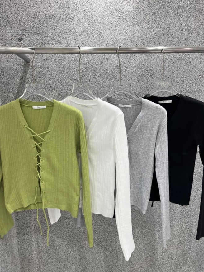 UNA/THE MAY韓國代購女裝新款熱賣人氣職業推薦休閑針織衫THEMAY/UNA針織衫圖色1左一色