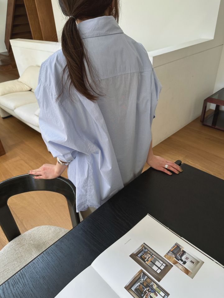 MARE東大門實拍女裝新款休閑人氣時尚真品襯衫蕾絲衫系帶MARE襯衫/蕾絲衫