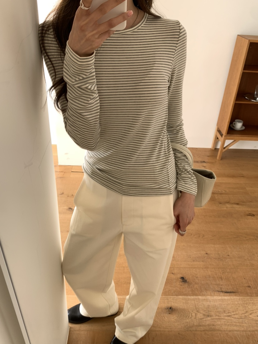 NOTICE東大門實拍女裝新款推薦人氣真品熱賣26春夏長袖T恤NOTICE長袖T恤