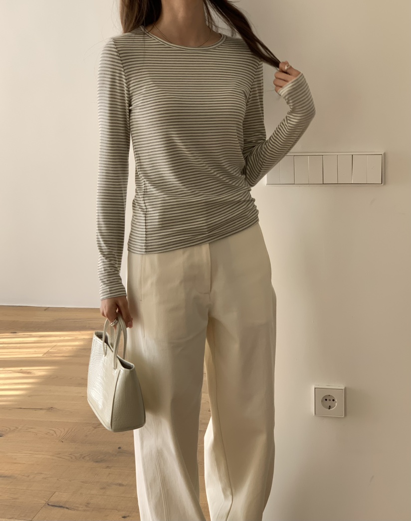 NOTICE東大門實拍女裝新款推薦人氣真品熱賣26春夏長袖T恤NOTICE長袖T恤