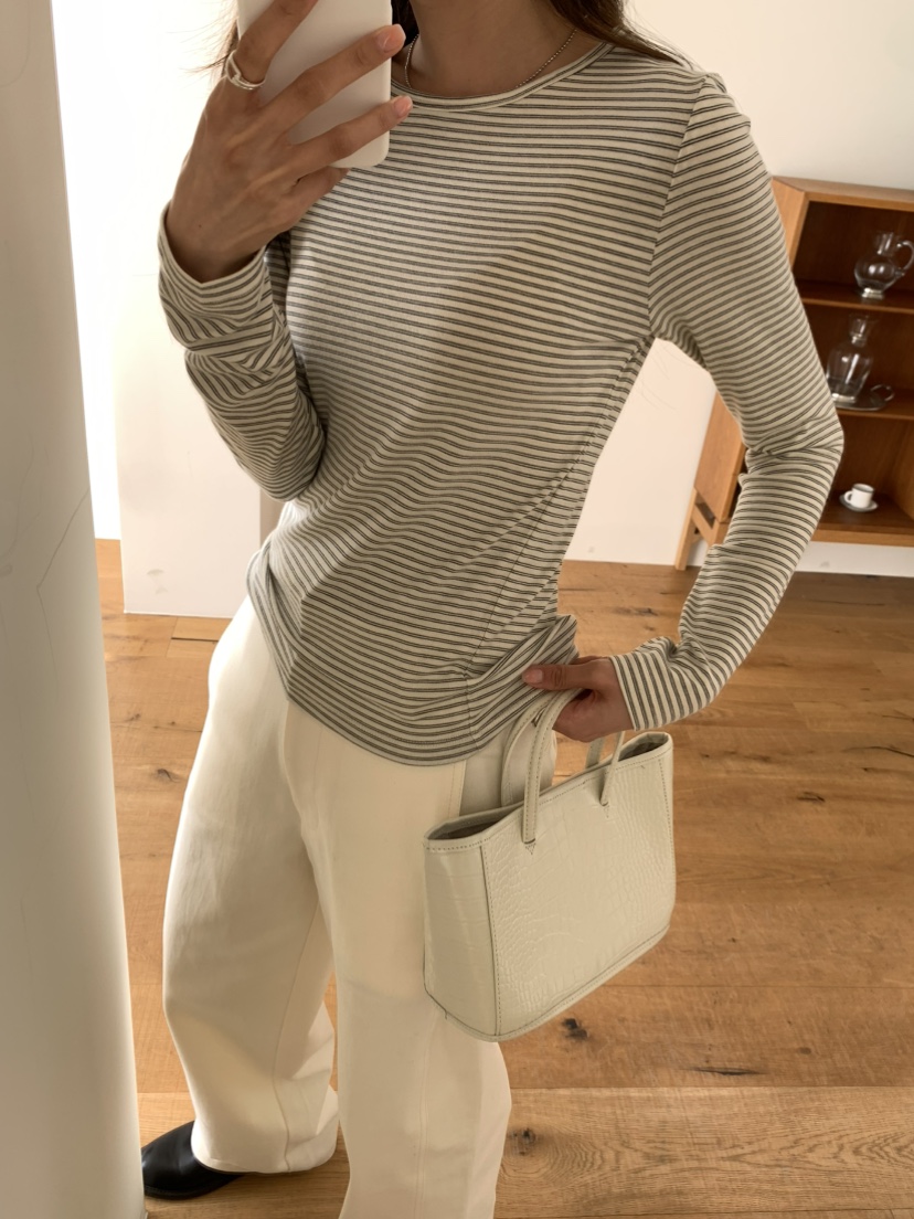 NOTICE東大門實拍女裝新款推薦人氣真品熱賣26春夏長袖T恤NOTICE長袖T恤