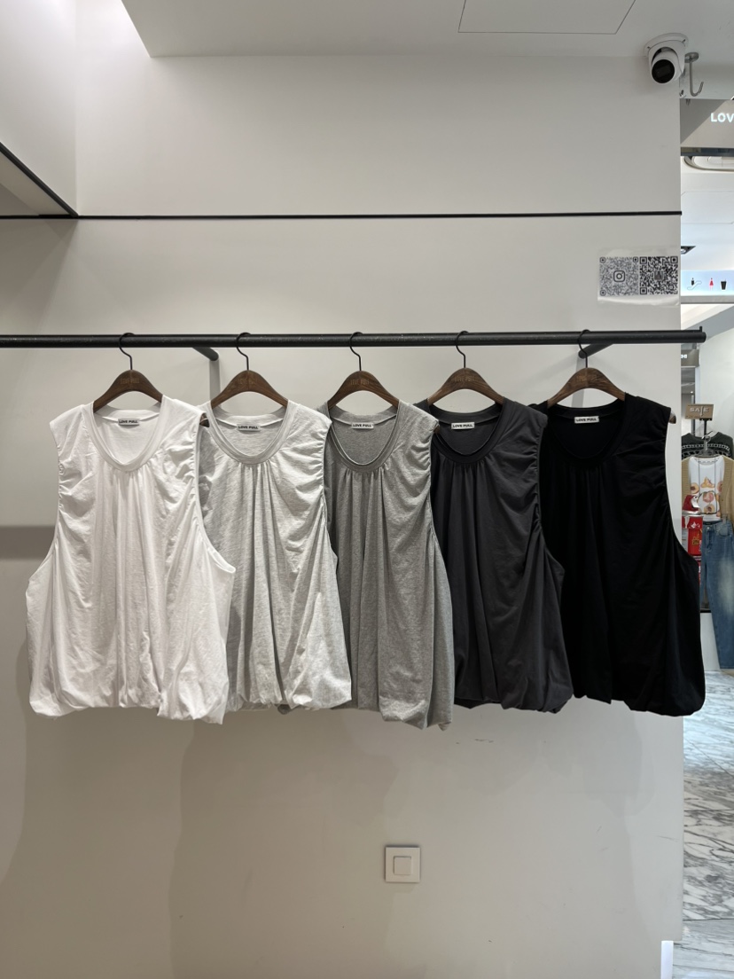 LOVE PULL韓國代購女裝新品時尚熱賣26春夏真品吊帶背心LOVE PULL吊帶/背心