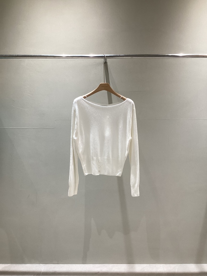 NEAR LEAP-P韓國代購女士新款26春夏人氣針織衫絲綢紐扣NEAR LEAP/The N:L針織衫圖色1