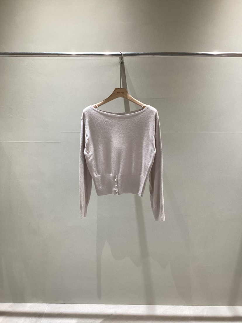 NEAR LEAP-P韓國代購女士新款26春夏人氣針織衫絲綢紐扣NEAR LEAP/The N:L針織衫圖色2