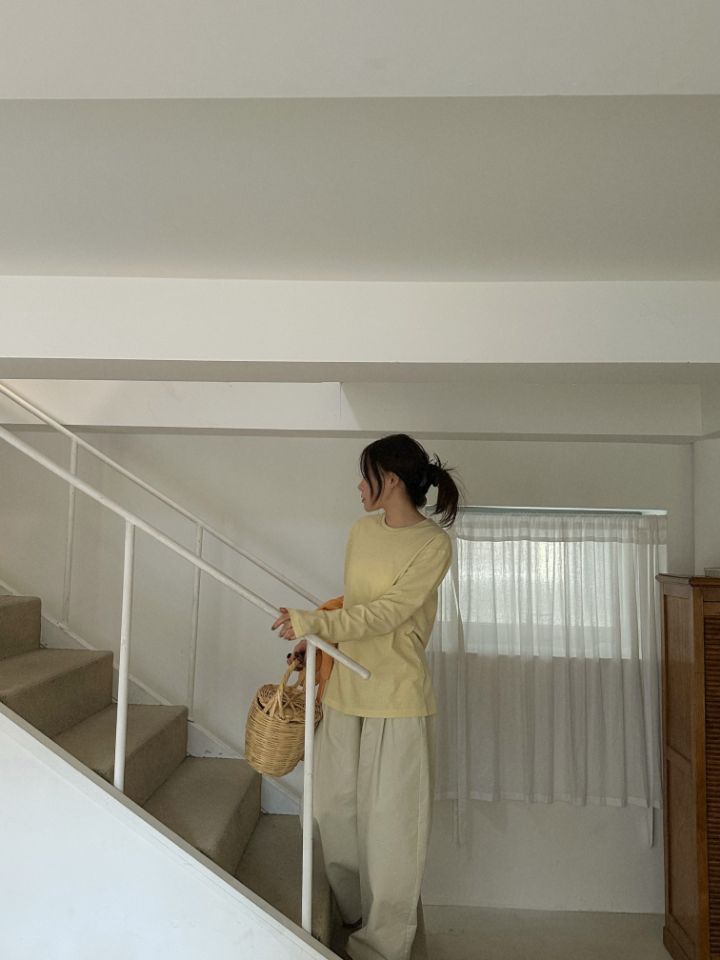 MARE韓國代購女裝新品人氣時尚推薦休閑26春夏職業長袖T恤MARE長袖T恤