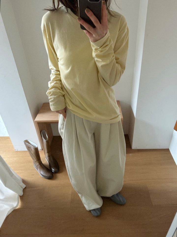 MARE韓國代購女裝新品人氣時尚推薦休閑26春夏職業長袖T恤MARE長袖T恤圖色2