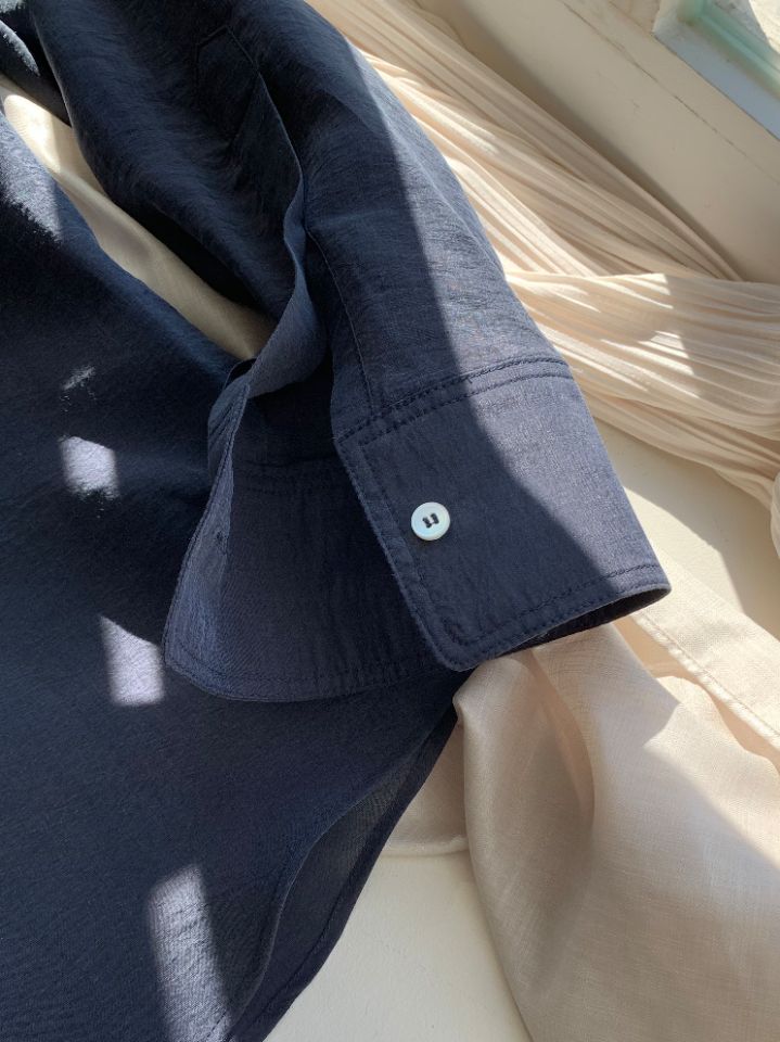 MARE韓國代購女士新品26春夏推薦真品襯衫蕾絲衫天絲透明MARE襯衫/蕾絲衫