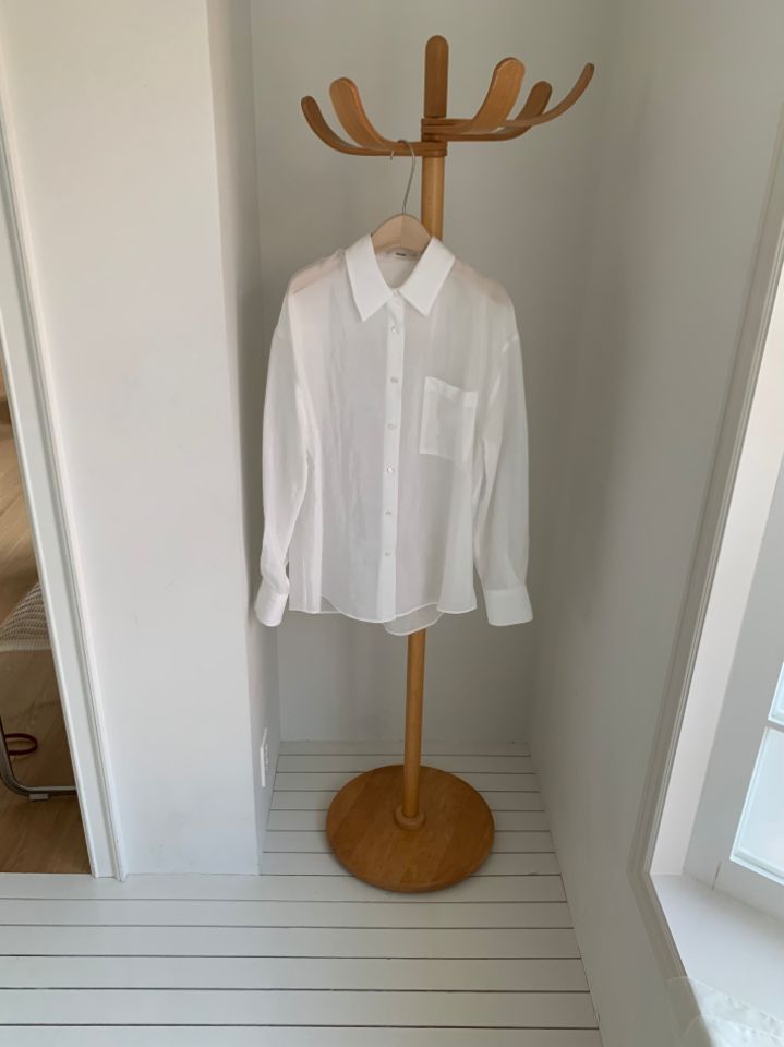 MARE韓國代購女士新品26春夏推薦真品襯衫蕾絲衫天絲透明MARE襯衫/蕾絲衫圖色1