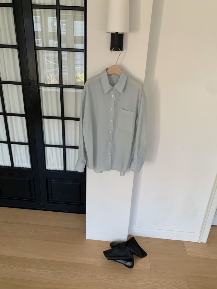 MARE韓國代購女士新品26春夏推薦真品襯衫蕾絲衫天絲透明MARE襯衫/蕾絲衫圖色3