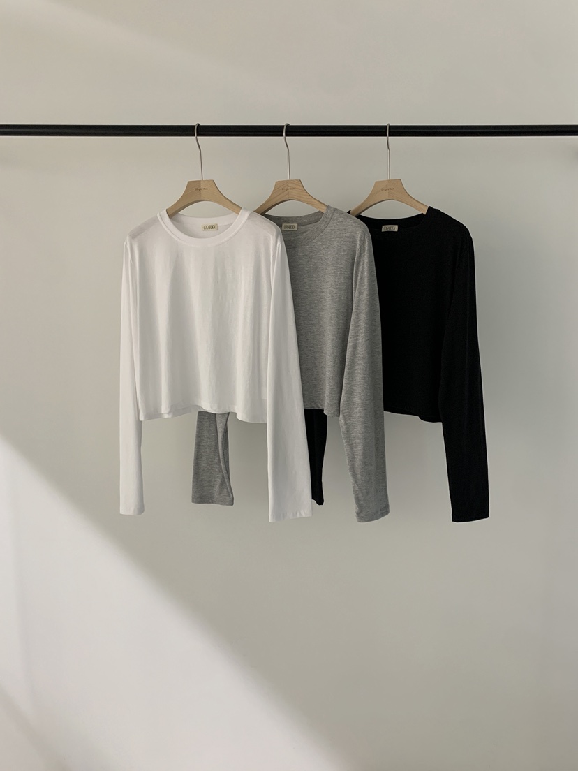 LOGARDEN韓國代購女士新品人氣推薦熱賣休閑26春夏長袖T恤LO GARDEN長袖T恤