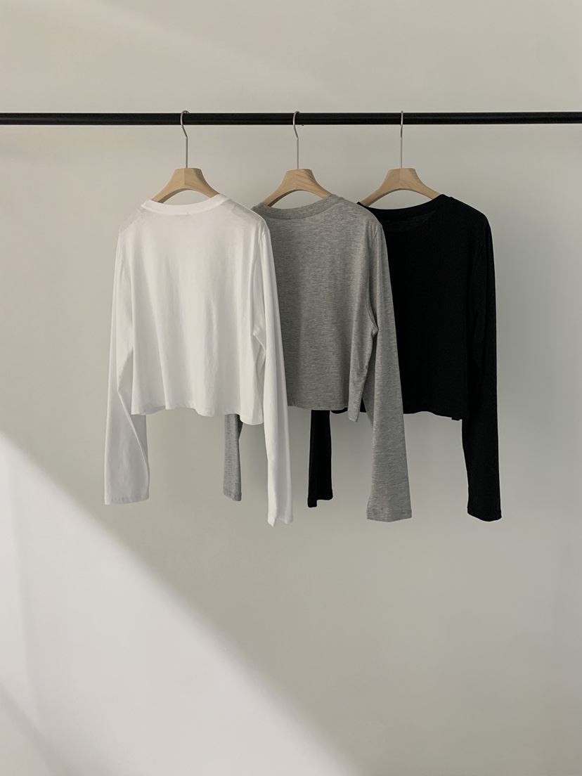 LOGARDEN韓國代購女士新品人氣推薦熱賣休閑26春夏長袖T恤LO GARDEN長袖T恤