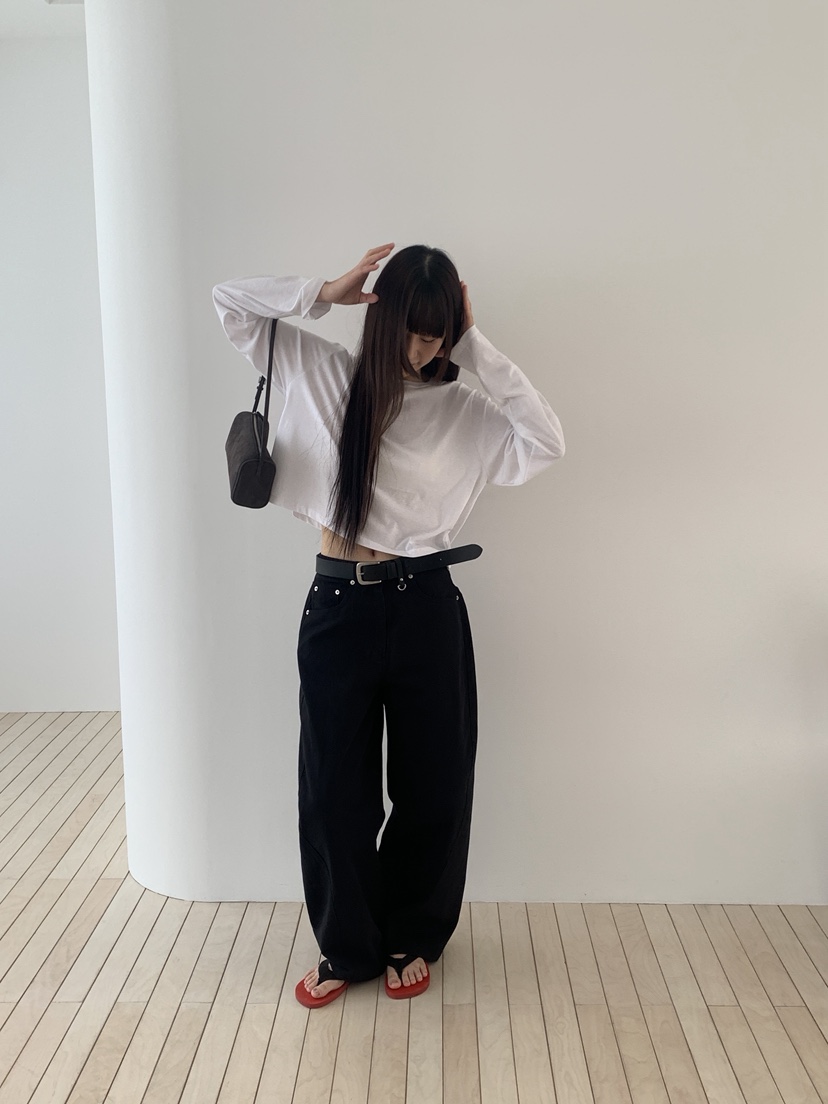 LOGARDEN韓國代購女士新品人氣推薦熱賣休閑26春夏長袖T恤LO GARDEN長袖T恤