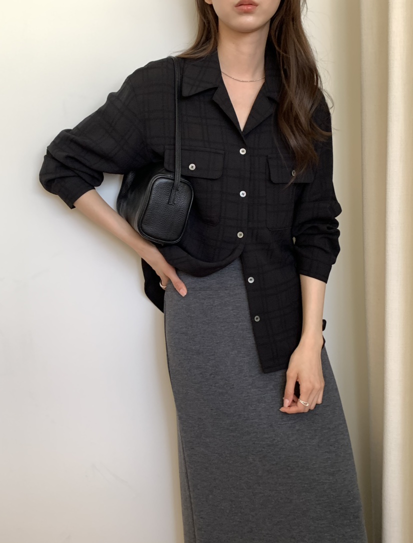 NOTICE韓國直郵女裝新品人氣休閑時尚推薦職業襯衫蕾絲衫NOTICE襯衫/蕾絲衫