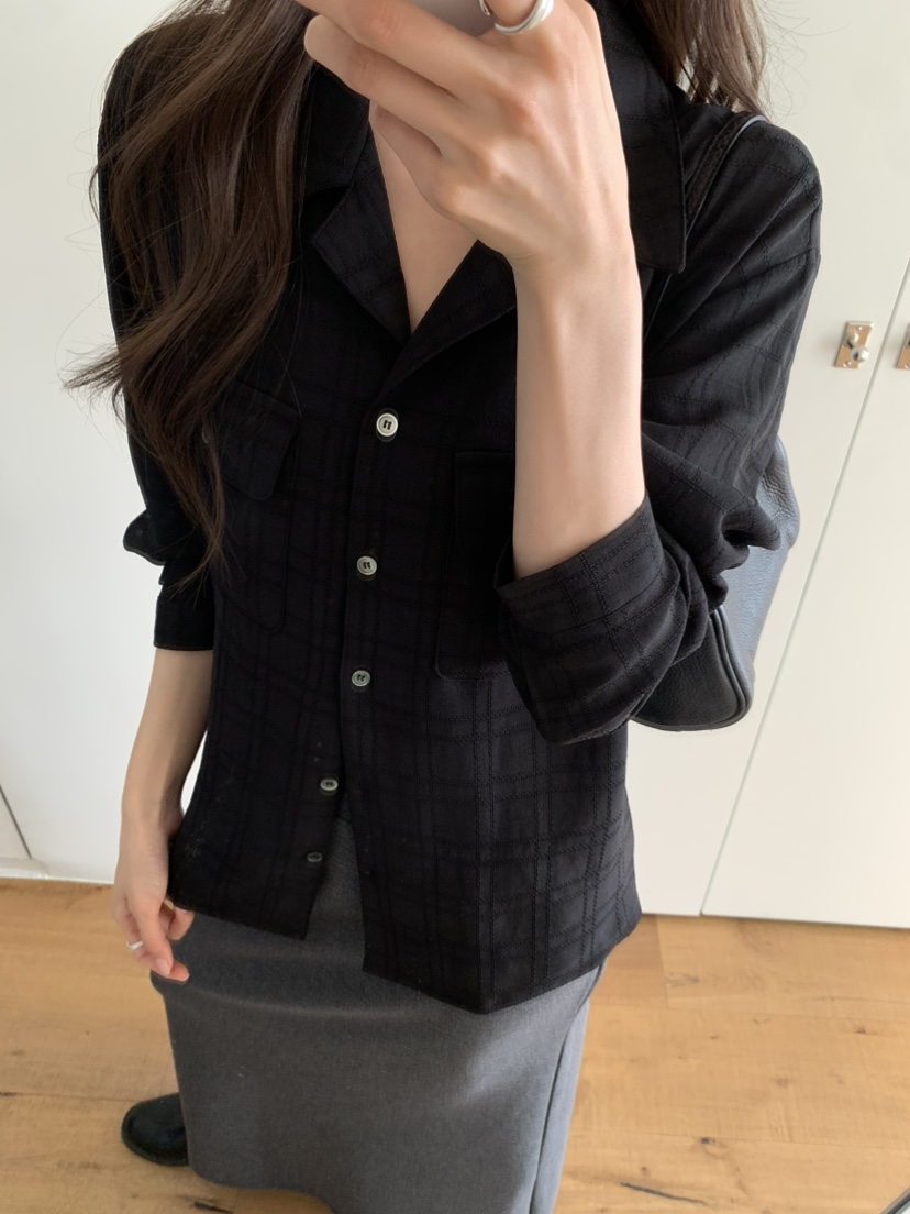 NOTICE韓國直郵女裝新品人氣休閑時尚推薦職業襯衫蕾絲衫NOTICE襯衫/蕾絲衫