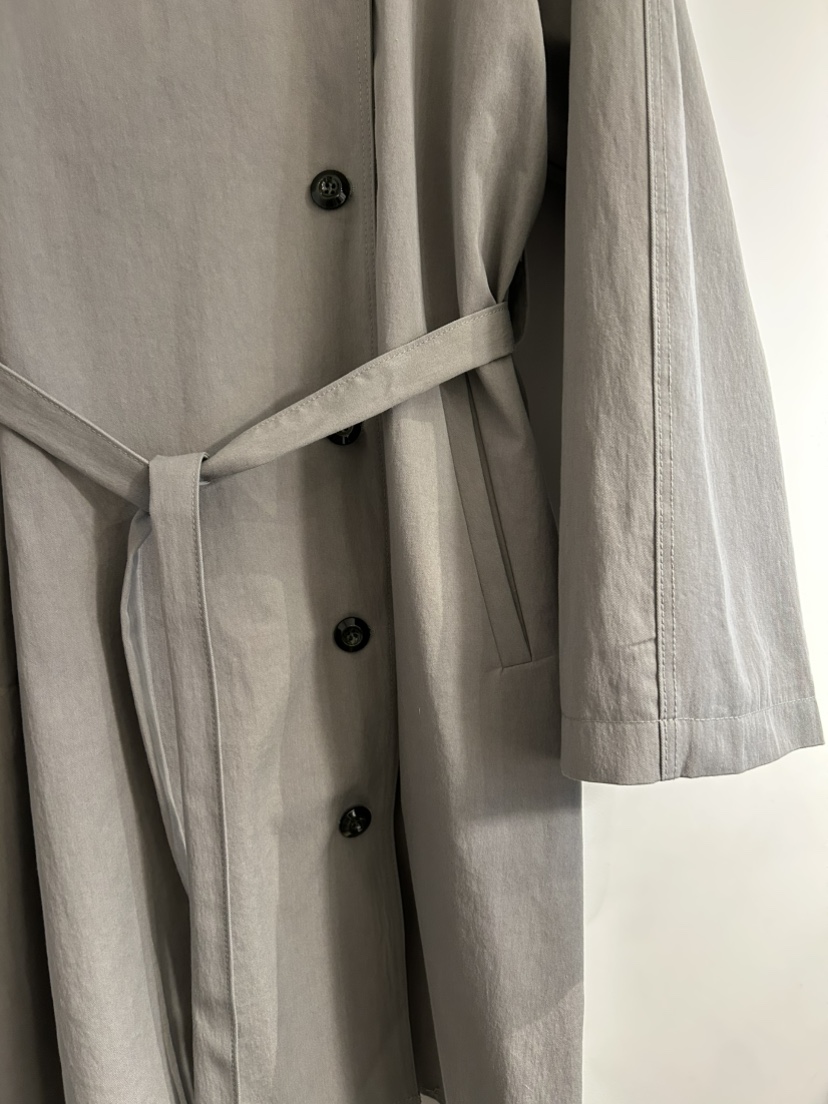 NOTICE東大門代購女士新品人氣熱賣推薦休閑長款風衣含腰帶NOTICE長款風衣