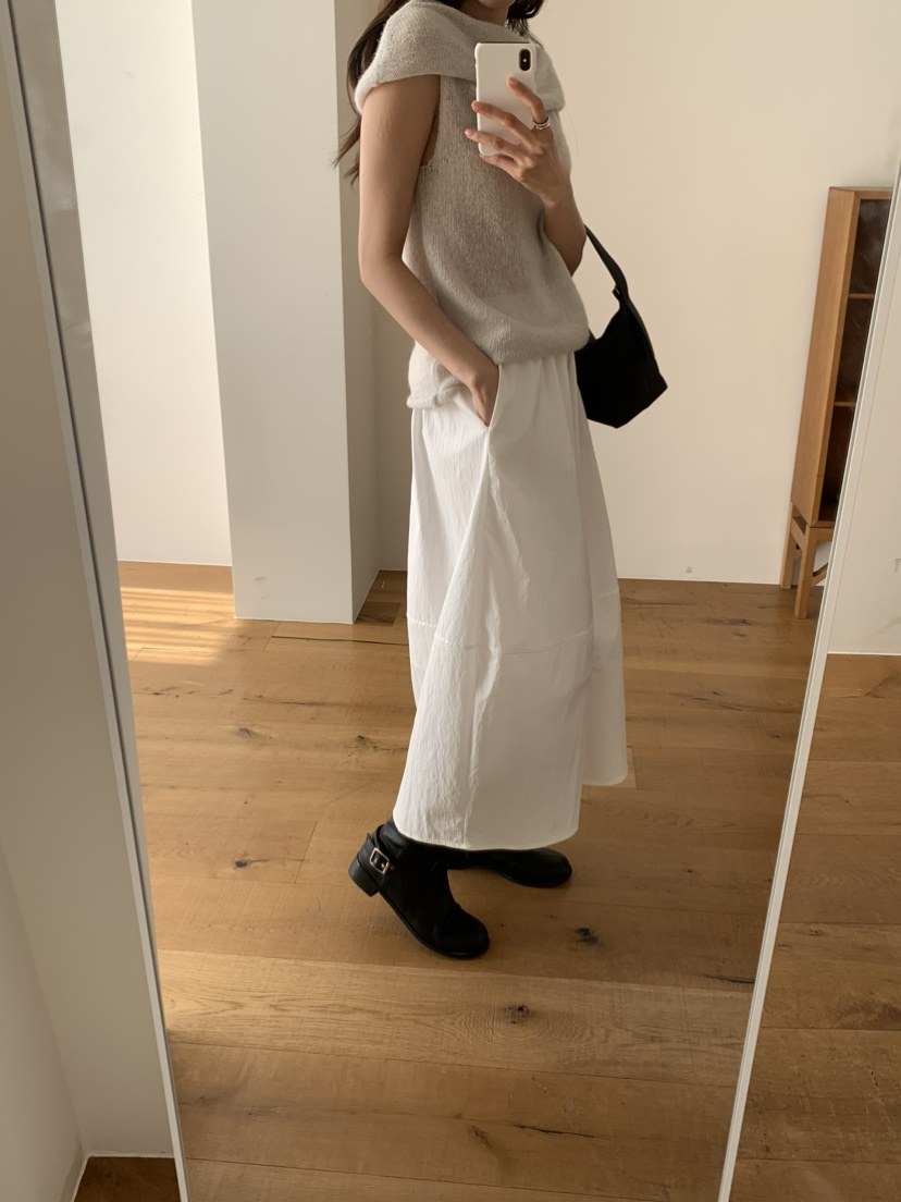 NOTICE東大門直郵女裝新款26春夏時尚真品休閑長裙南瓜裙NOTICE長裙