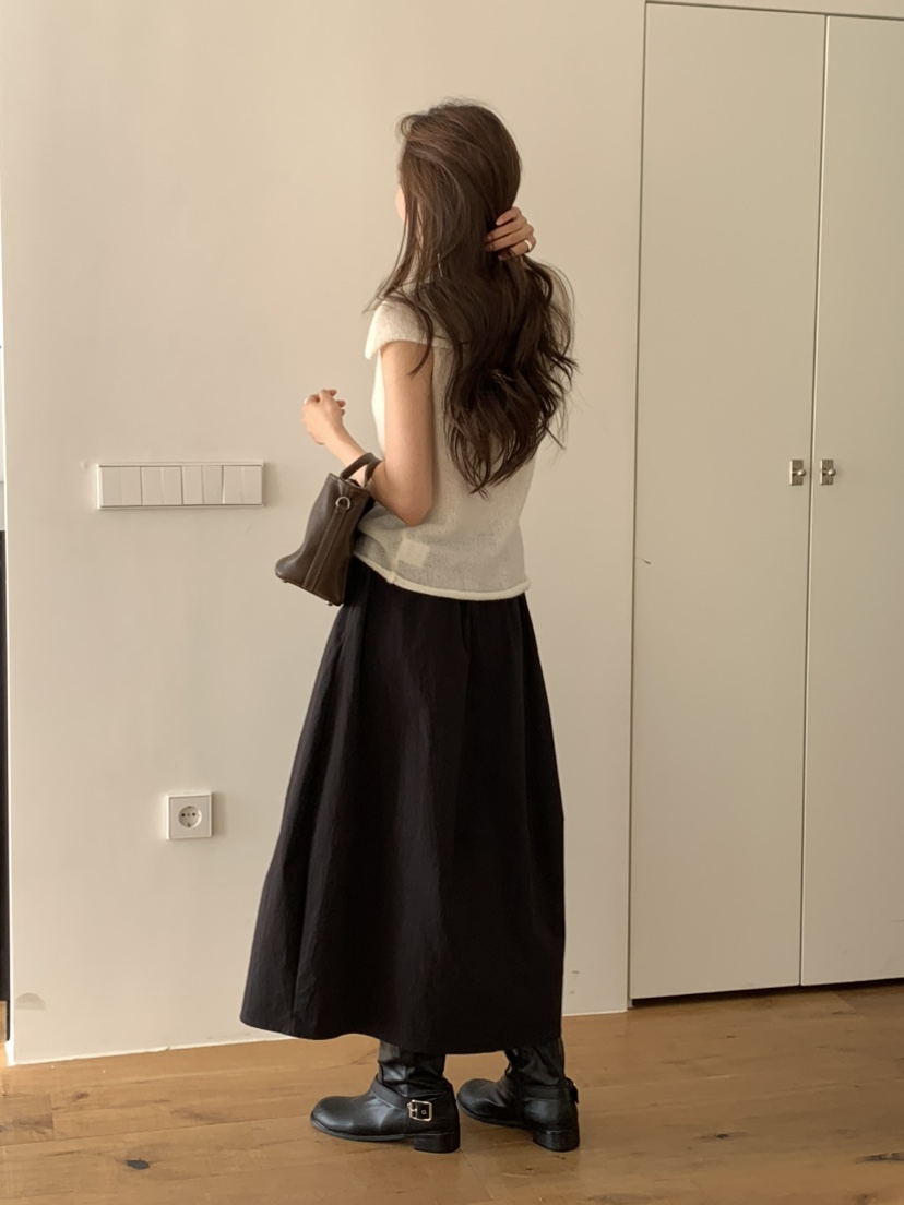 NOTICE東大門直郵女裝新款26春夏時尚真品休閑長裙南瓜裙NOTICE長裙