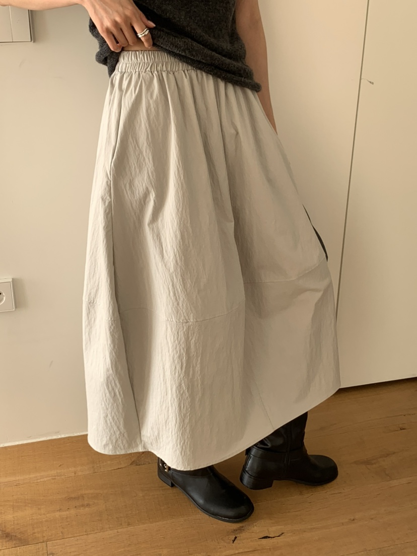 NOTICE東大門直郵女裝新款26春夏時尚真品休閑長裙南瓜裙NOTICE長裙