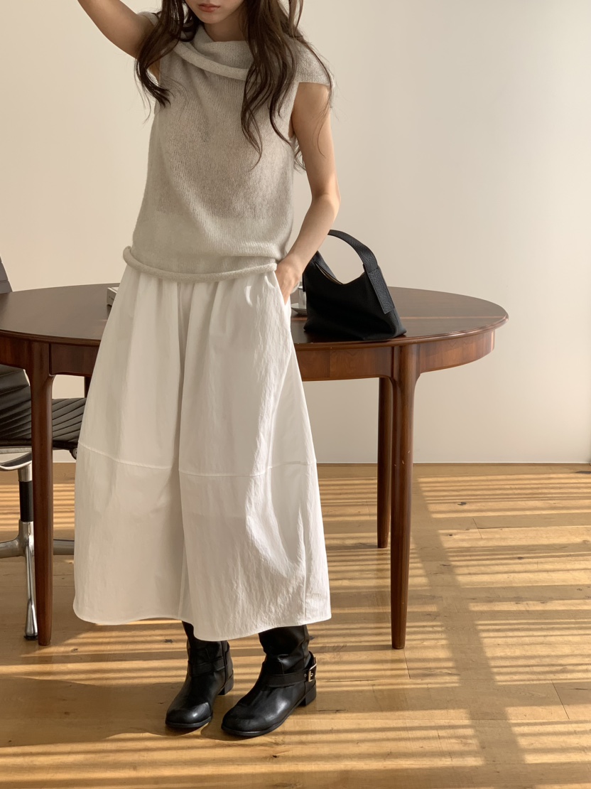 NOTICE東大門直郵女裝新款26春夏時尚真品休閑長裙南瓜裙NOTICE長裙