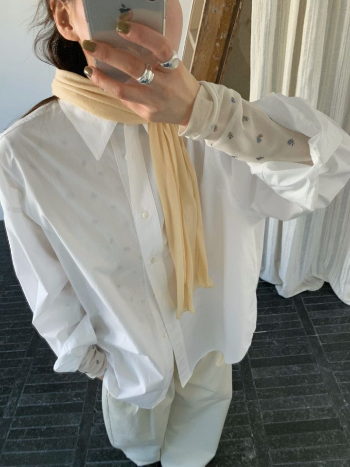 MARE東大門代購女士新款真品休閑時尚襯衫蕾絲衫不含圍巾MARE襯衫/蕾絲衫圖色1