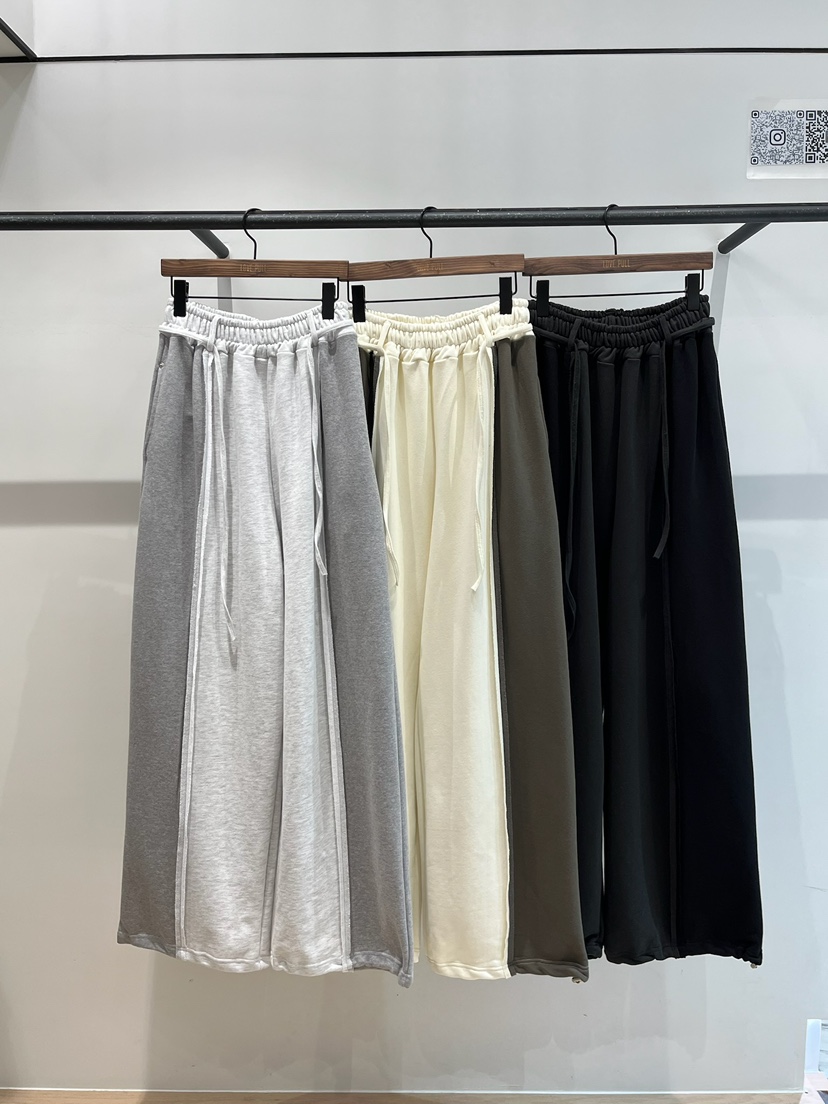 LOVE PULL東大門直郵女裝新款職業26春夏推薦休閑褲含腰繩LOVE PULL休閑褲