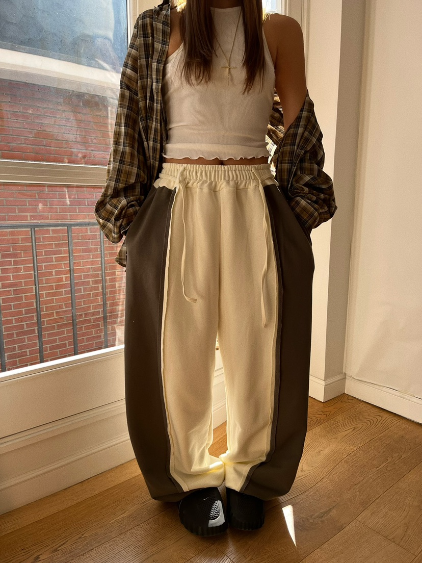 LOVE PULL東大門直郵女裝新款職業26春夏推薦休閑褲含腰繩LOVE PULL休閑褲