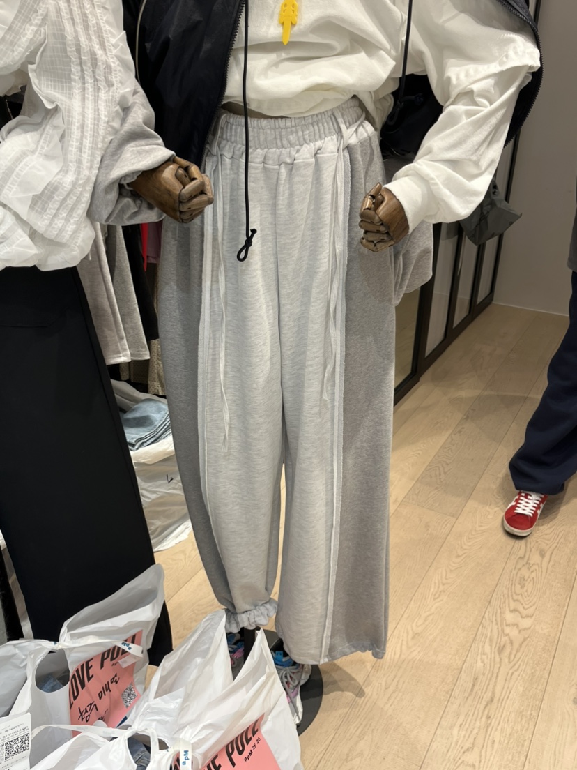 LOVE PULL東大門直郵女裝新款職業26春夏推薦休閑褲含腰繩LOVE PULL休閑褲圖色3