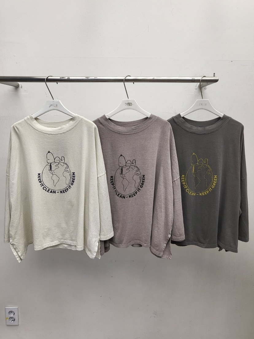 ZACCU東大門代購女士新款人氣真品時尚26春夏長袖T恤史努比ZACCU長袖T恤