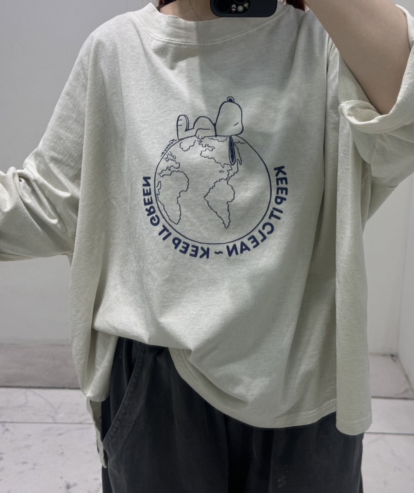 ZACCU東大門代購女士新款人氣真品時尚26春夏長袖T恤史努比ZACCU長袖T恤