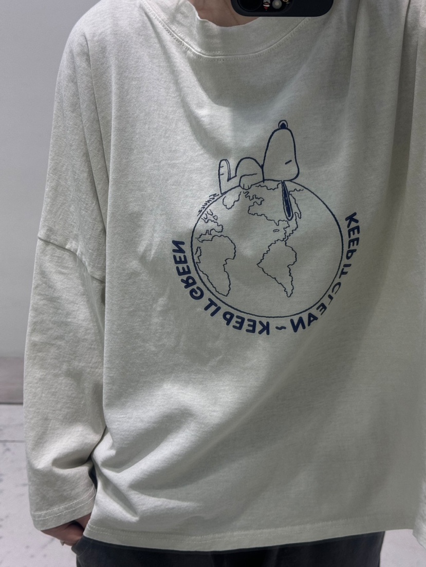 ZACCU東大門代購女士新款人氣真品時尚26春夏長袖T恤史努比ZACCU長袖T恤