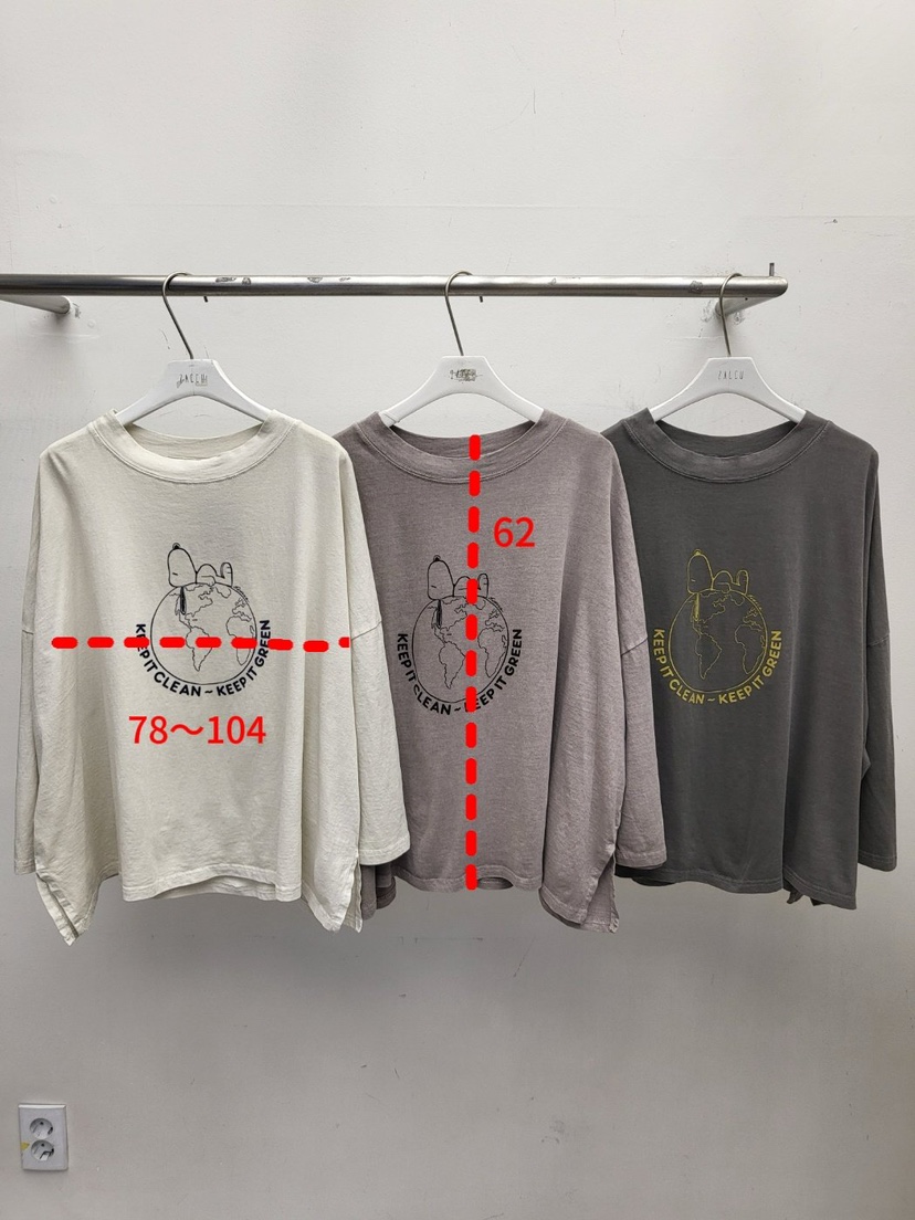 ZACCU東大門代購女士新款人氣真品時尚26春夏長袖T恤史努比ZACCU長袖T恤