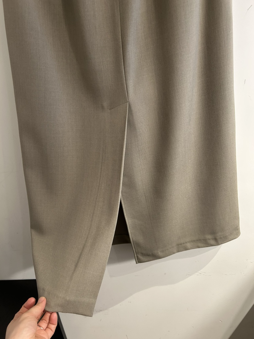 NOTICE東大門直郵女士新款真品26春夏職業長裙含腰帶雙層NOTICE長裙